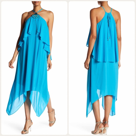 Trina Turk Botanical silk dress - Picture 1 of 8
